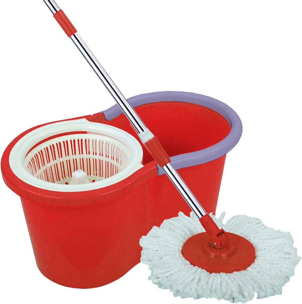 Magic Spin Mop Set - 360 Degree Microfiber Mop Head Home Clean