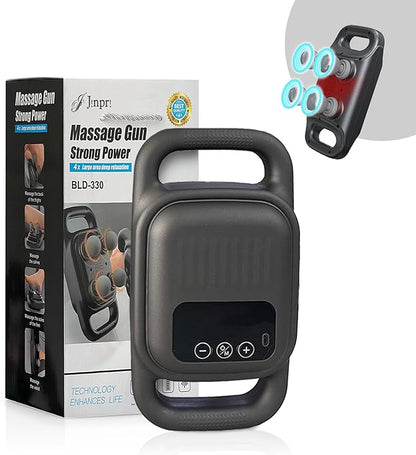 Blue idea Deep Tissue Massage Gun with 4 Heads - Muscle Massager