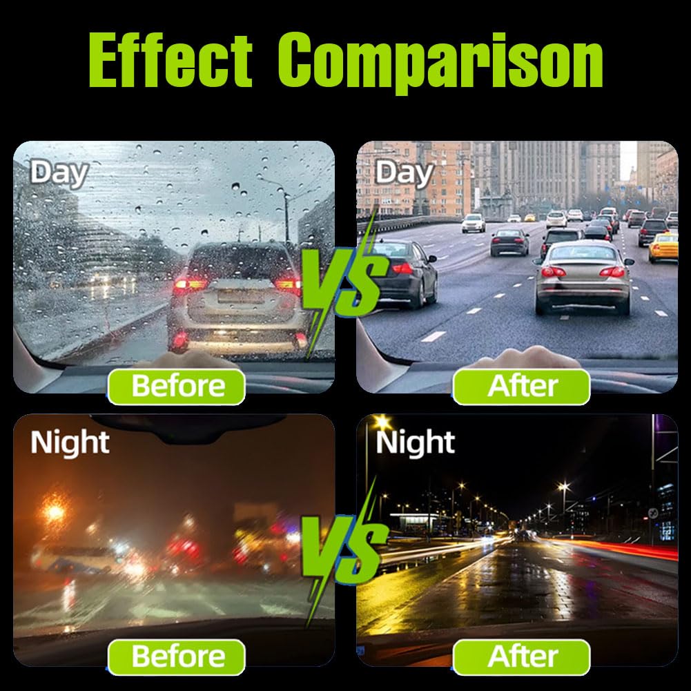 1Pc Oil Film Brush 2.0, Clear Vision Glass Cleaner, Clearview Shield Clear