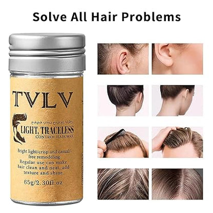 TVLV Hair Wax Stick Broken Hair Finishing Styling Stick for Broken Hair,