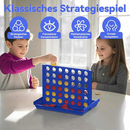 4 IN A ROW Board Game for Kids / Travel Board Game