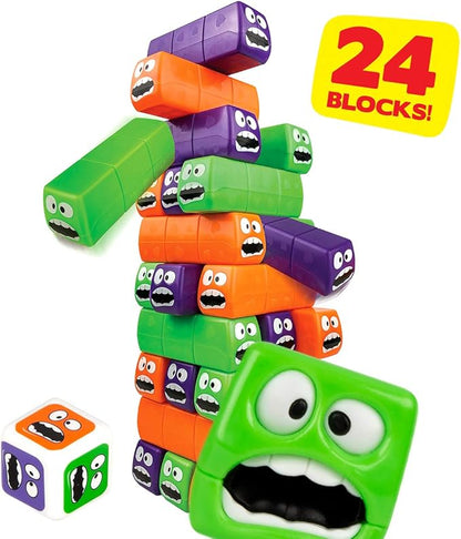 Wobbly Worms Tower Balancing Game | Tower Tumbling Stacking Board Games Building