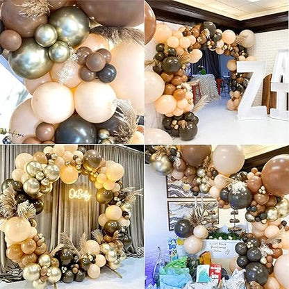 Balloon Garland Kit Coffee Brown for Garland Theme Party Birthday Baby Shower