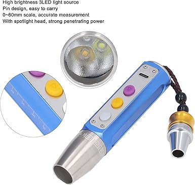Portable Small Jade Jewelry Gemstone Currency Notes Identification Led Flashlight | Gemstone