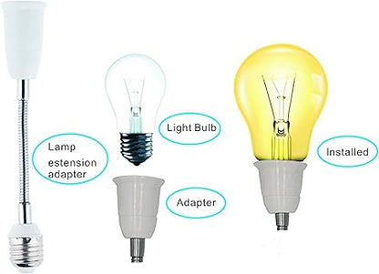 Flexible Light Bulb Holder Adjustable Bulb Socket Extension