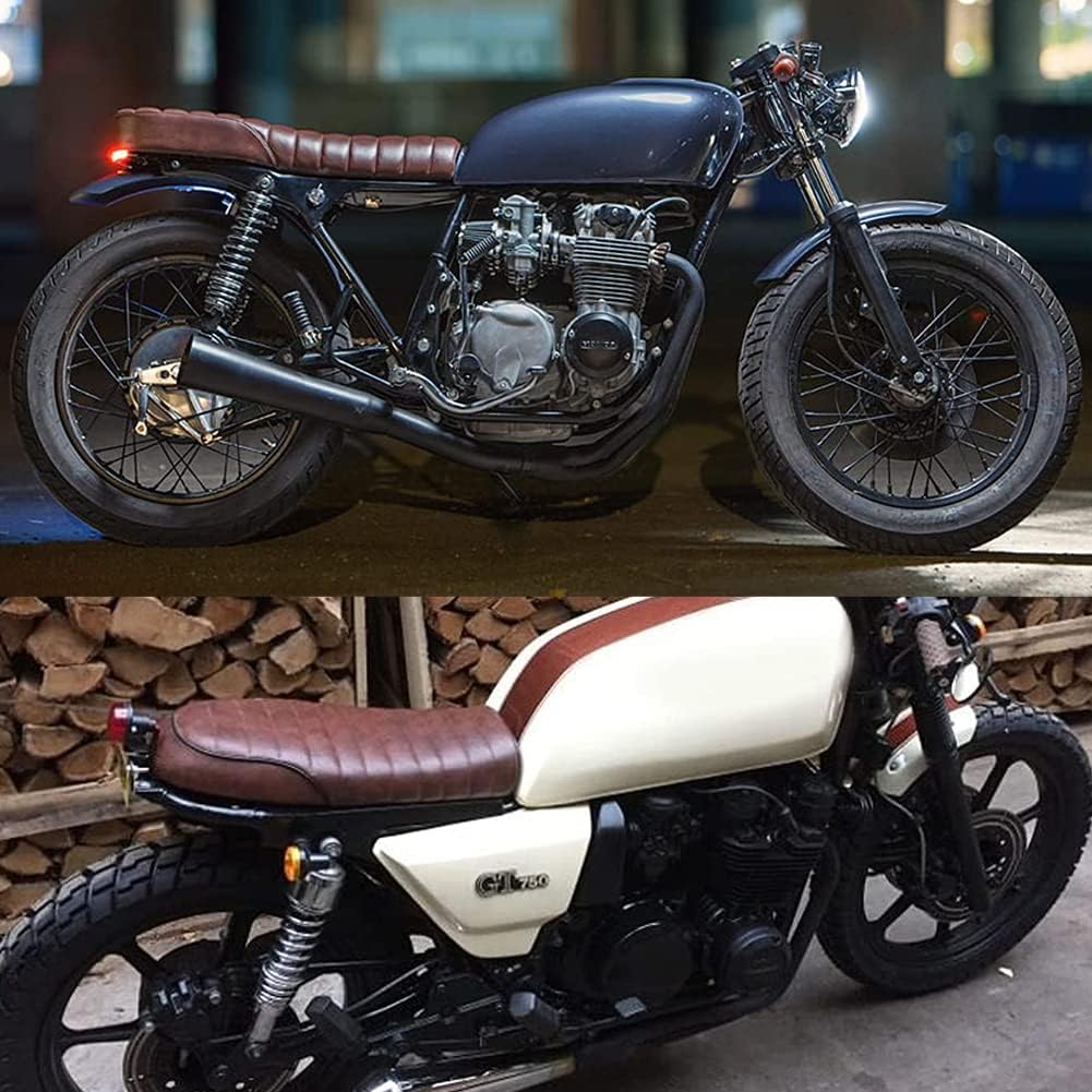 High-Quality Cafe Racer Bike Seat with Complete Fitting | Compatible with CD