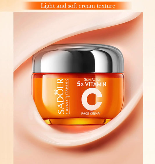 Sadoer 5x Vitamin C Skin Active whitening Cream | Vitamin C Hydrating