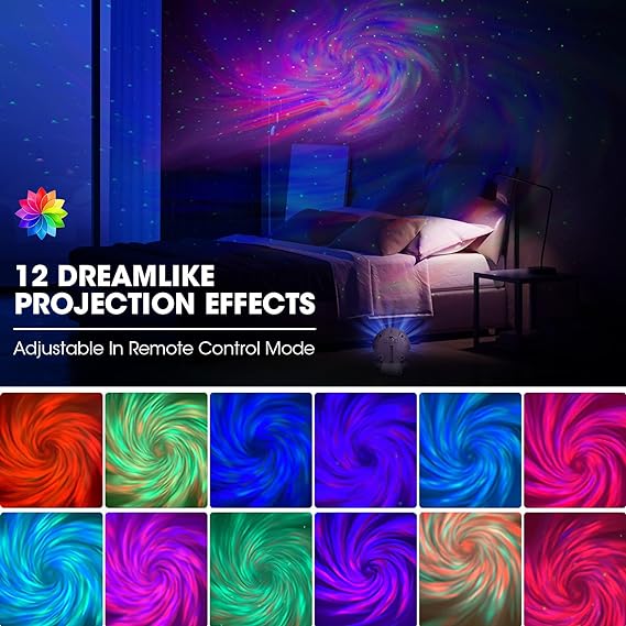 Astronaut Star Projector, Kids Night Light, Nebula Projector Light. Galaxy Bedroom Projector,
