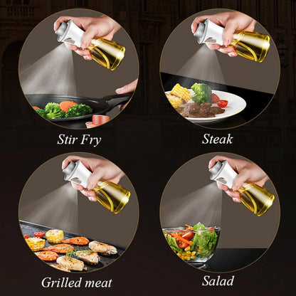 Oil Spray Dispenser / Oil Spray Bottle Pump for Cooking, BBQ, Baking,