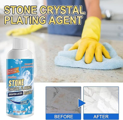Stone crystal Agent Cleaner, Marble Cleaner and Polish, Universal Stone Cleaner(Tile cleaner)