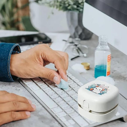 Mini table desktop vacuum cleaner (random color)