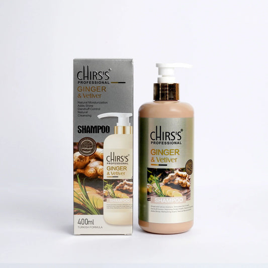 CHIRS'S UK GINGER AND VETIVER SHAMPOO 2IN1 TURKISH FORMULA (400ML)