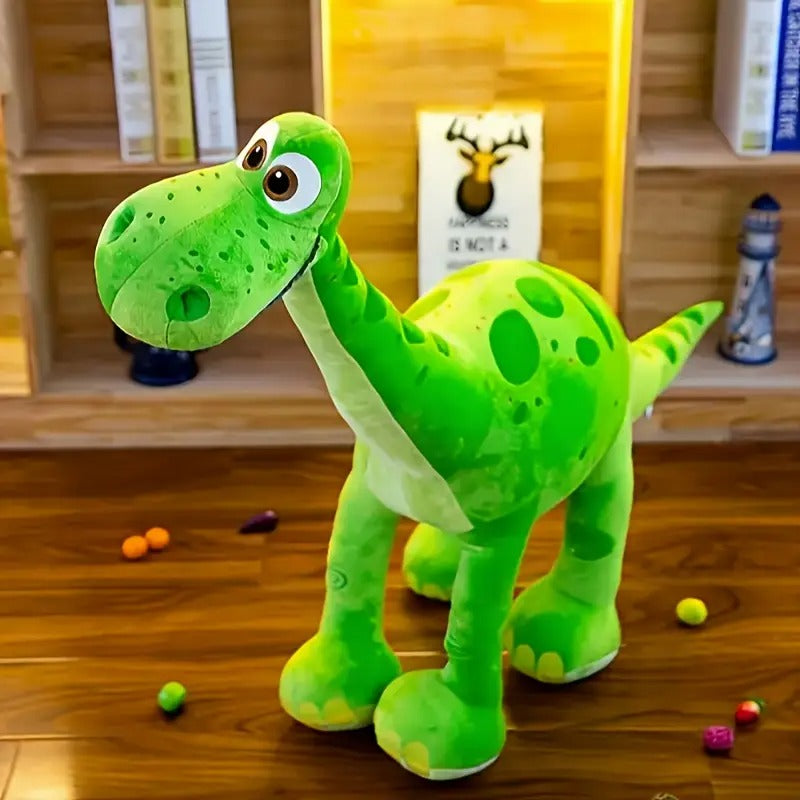 Green Collar Dinosaur Stuffed Toy Soft Plush Dinosaur Doll for Kids,