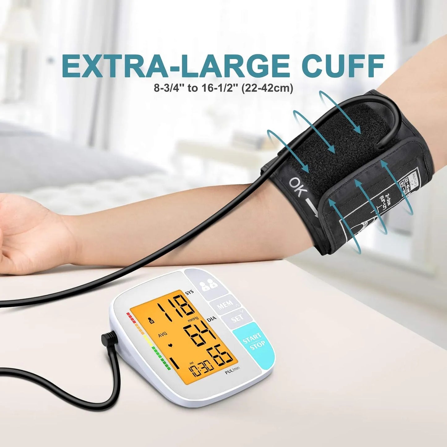 TMB-1873 Electric Blood Pressure Monitor ARM TYPE / Automatic Digital Accurate Upper