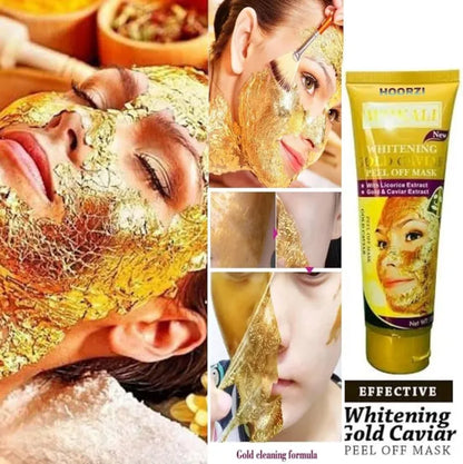 WOKALI Gold Caviar Mask Face Peel Off Mask Rejuvenating Skin Care Gold