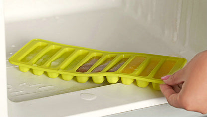 10 Grids Stick Shape Ice Tray Non-Stick | 10 Hole Finger Shape