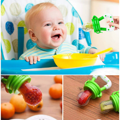 Baby Solid Baby Fruit Pacifier Fresh Fruit Feeder Infant Teething Toy Nibbler