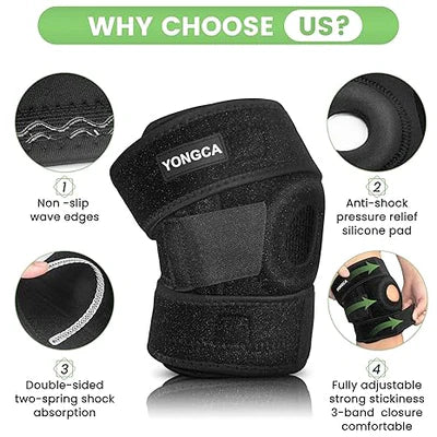 Adjustable Knee Cap Support kneepad Adjustable Sports Leg Knee Brace Wrap knee