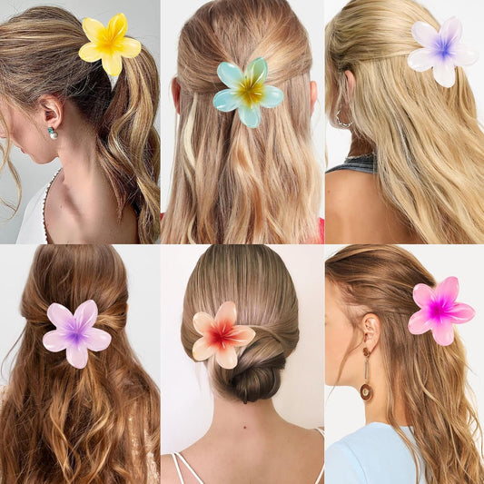 1 Pc - Flower Hair Clip Colorful Hair Band For girls &amp;