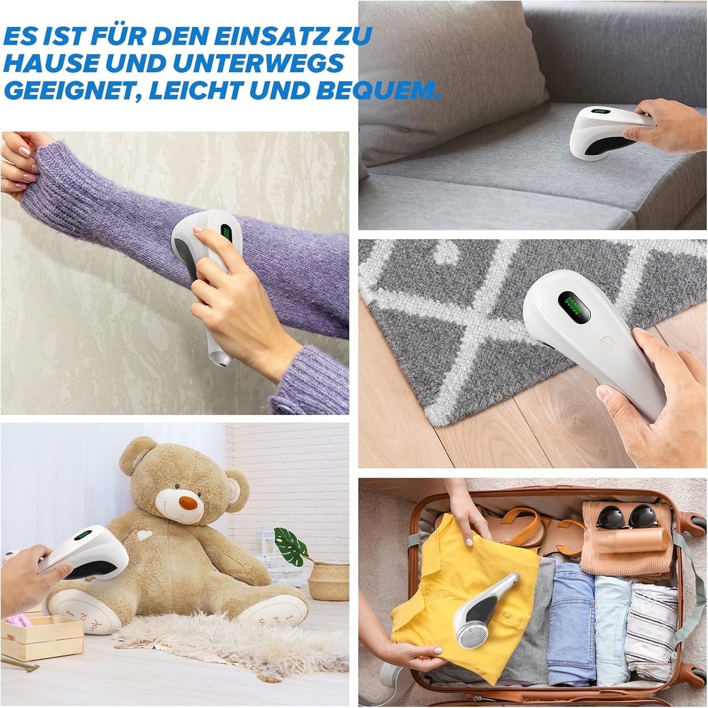 M23 Portable Lint Remover USB Rechargeable Lint Remover for Various Fabrics With