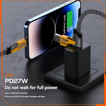 4-in-1 Multi USB Charging Cable USB-C to USB-C, USB-C to Lightning,