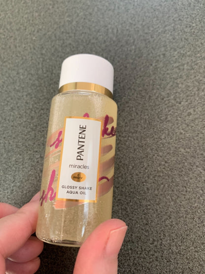 Pantene Original Non-Rinse Treatment, Glossy Shake Aqua Oil Frizz Control &amp;