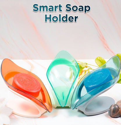 Smart Soap Holder For Bathroom | Wall Mounted Soap Bar, Kitchen, Bathroom