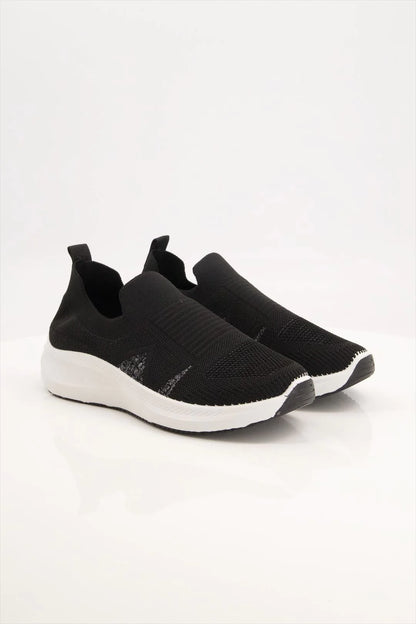 Black Camel Slip on Shoes - 8511 ( (8511) - Skecher
