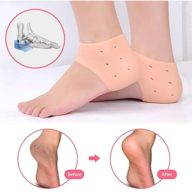 half Heel Pain Anti Crack Silicone Set - Anti Crack For