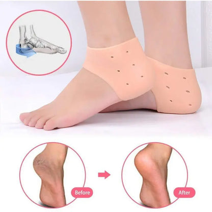 half Heel Pain Anti Crack Silicone Set - Anti Crack For
