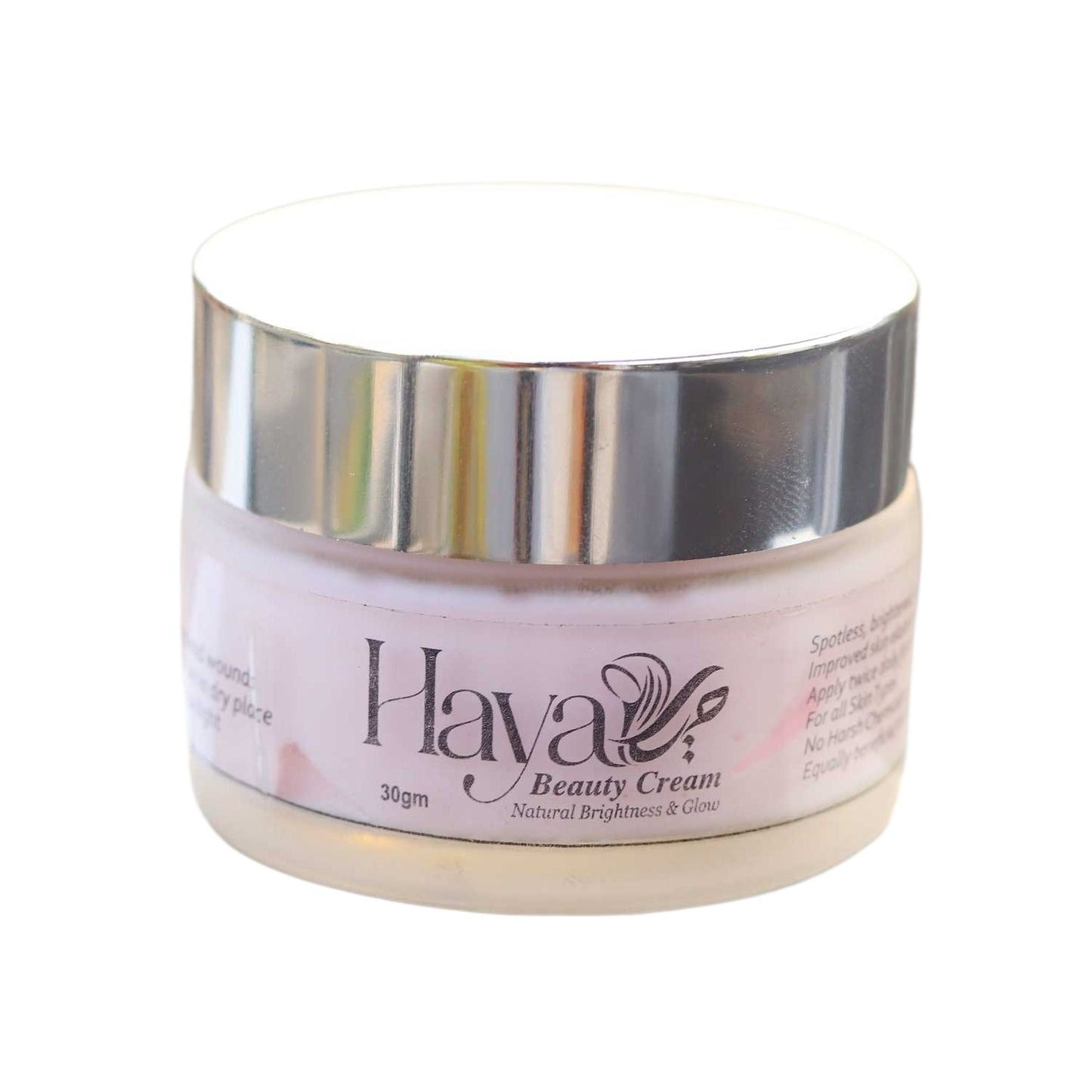 Haya Natural Brightness &amp; Glow Beauty Cream White &amp; Glowing Face Cream