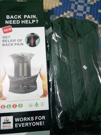 Back pain relief posture corrector belt
