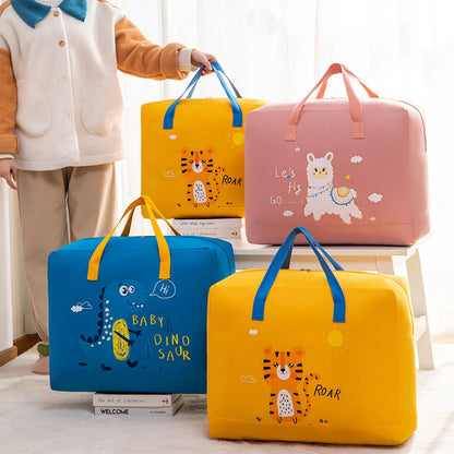 Adorable Baby Dinosaur-Themed Cloth Organizer and Storage Handbag Portable, Lightweight, and