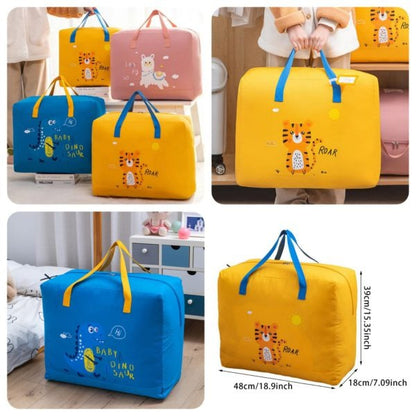 Baby Dinosaur Cloth Organizer And Storage Handbag Portable | only blue color