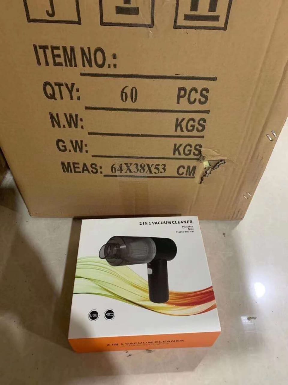 Vacuum Cleaner Household Powerful 2 In 1 Dual Mode Cordless Handheld