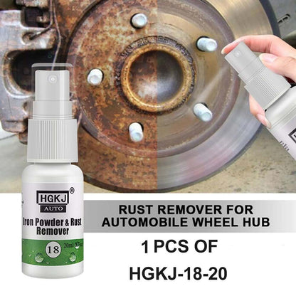 HGKJ-18-60ml Car Paint Wheel Iron Powder Rust Remover Car Logo Rust Spray