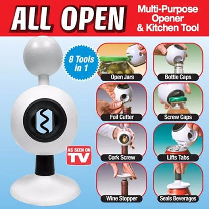 All Open 8 in 1 Multi-purpose Opener &amp; Kitchen Tool | Destapador