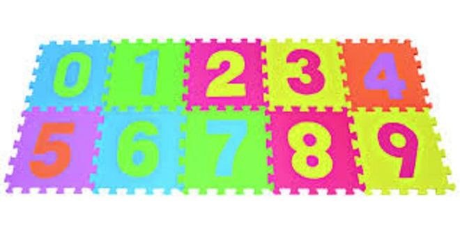 10PCS Soft Foam Number Puzzle Mat for Kids Interlocking Educational Play