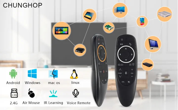 Wireless Air Mouse With Voice Control YouTube, Netflix For Android mobile and