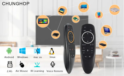 Wireless Air Mouse With Voice Control YouTube, Netflix For Android mobile and