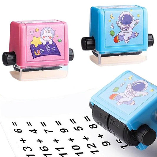 Roller Addition And Subtraction Pupils Maths Math Practice Number Rolling Stamp (