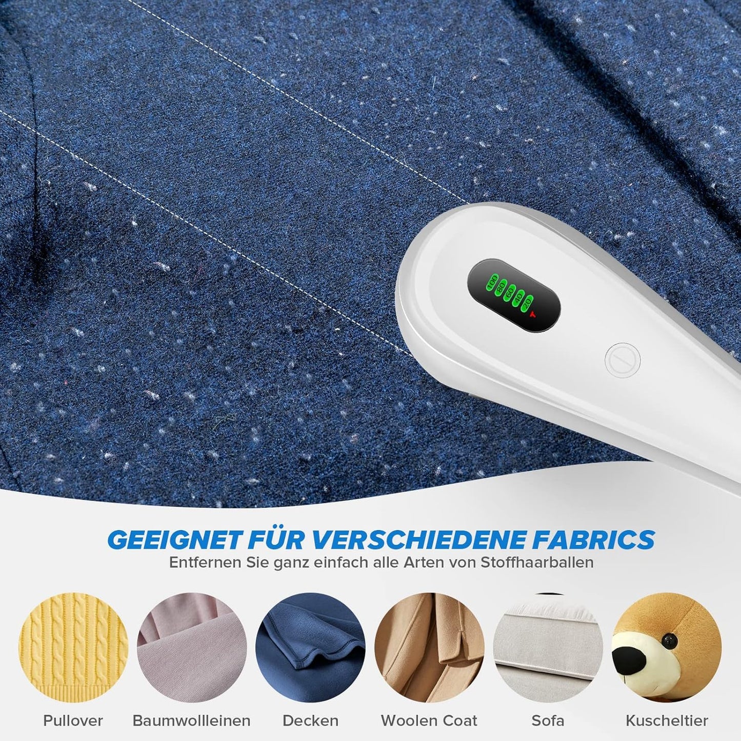 M23 Portable Lint Remover USB Rechargeable Lint Remover for Various Fabrics With