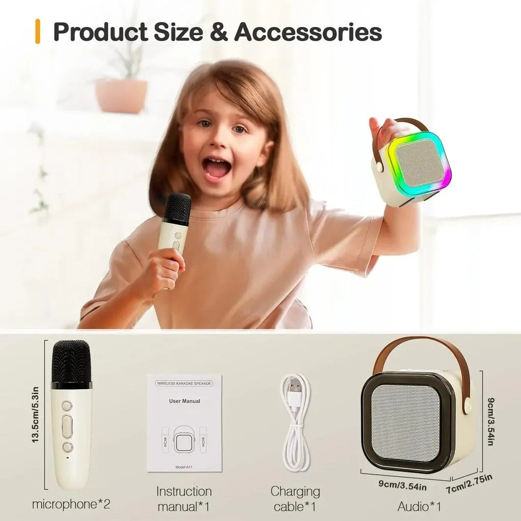 K12 Wireless Audio Microphone Bluetooth Speaker Portable Stereo Speaker Bluetooth Speaker Karaoke