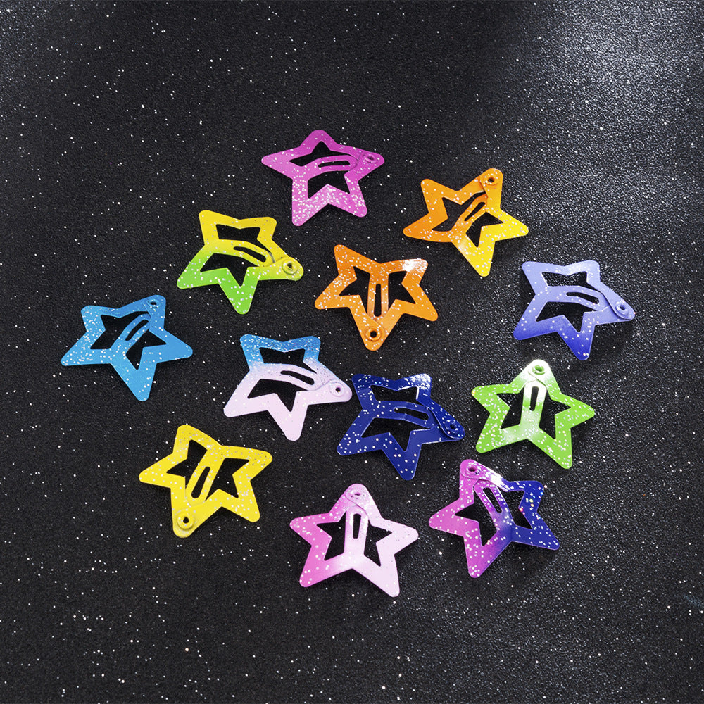 Pack Off 06  Star Design Girl Hair Clip | Hair Clip For