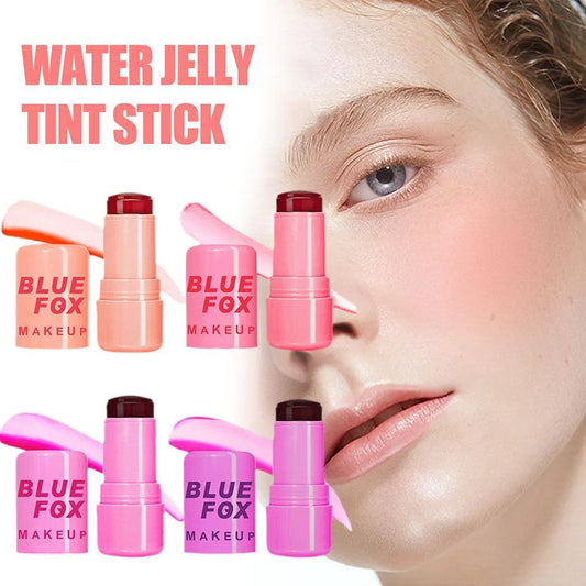 (pack of 4 )Jelly Blush Stick Blush Lip Gloss Stick Blusher Lasting