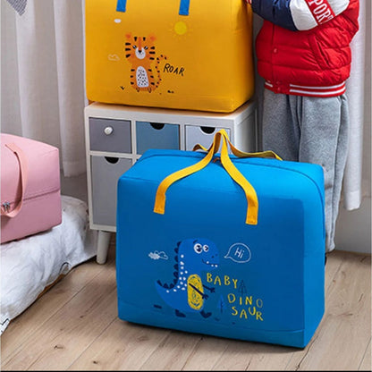 Adorable Baby Dinosaur-Themed Cloth Organizer and Storage Handbag Portable, Lightweight, and