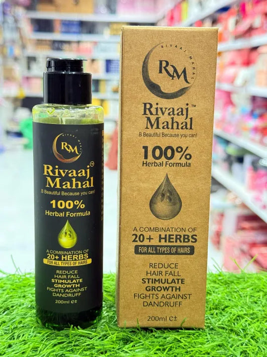 Rivaaj Mahal 100% Natural Formula for Men &amp; Women | Stops Hair