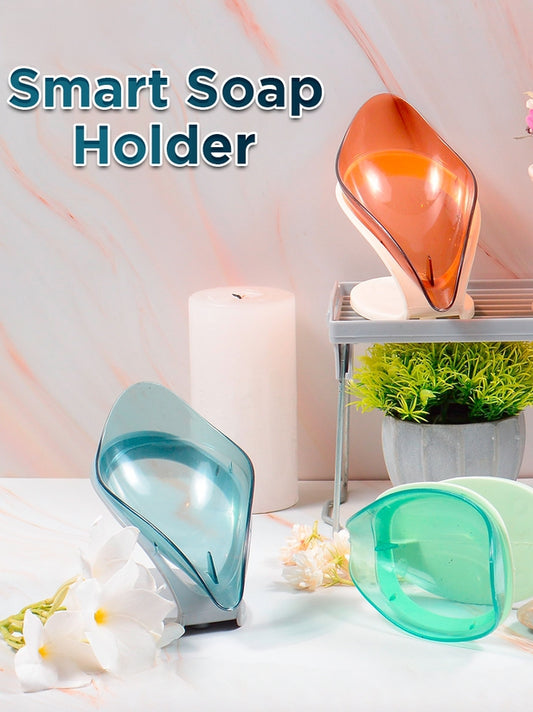 Smart Soap Holder For Bathroom | Wall Mounted Soap Bar, Kitchen, Bathroom