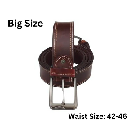 (Big Size) - Men Buffalo pull-up leather | Waist Belt for boys