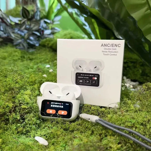 A9 Pro Airpods Anc/Enc Touch Screen Wireless Earbuds | A9 Airpods Pro